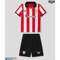 Otroški Nogometni dresi Athletic Bilbao Domači 2025-26 Kratek Rokav (+ Kratke hlače)